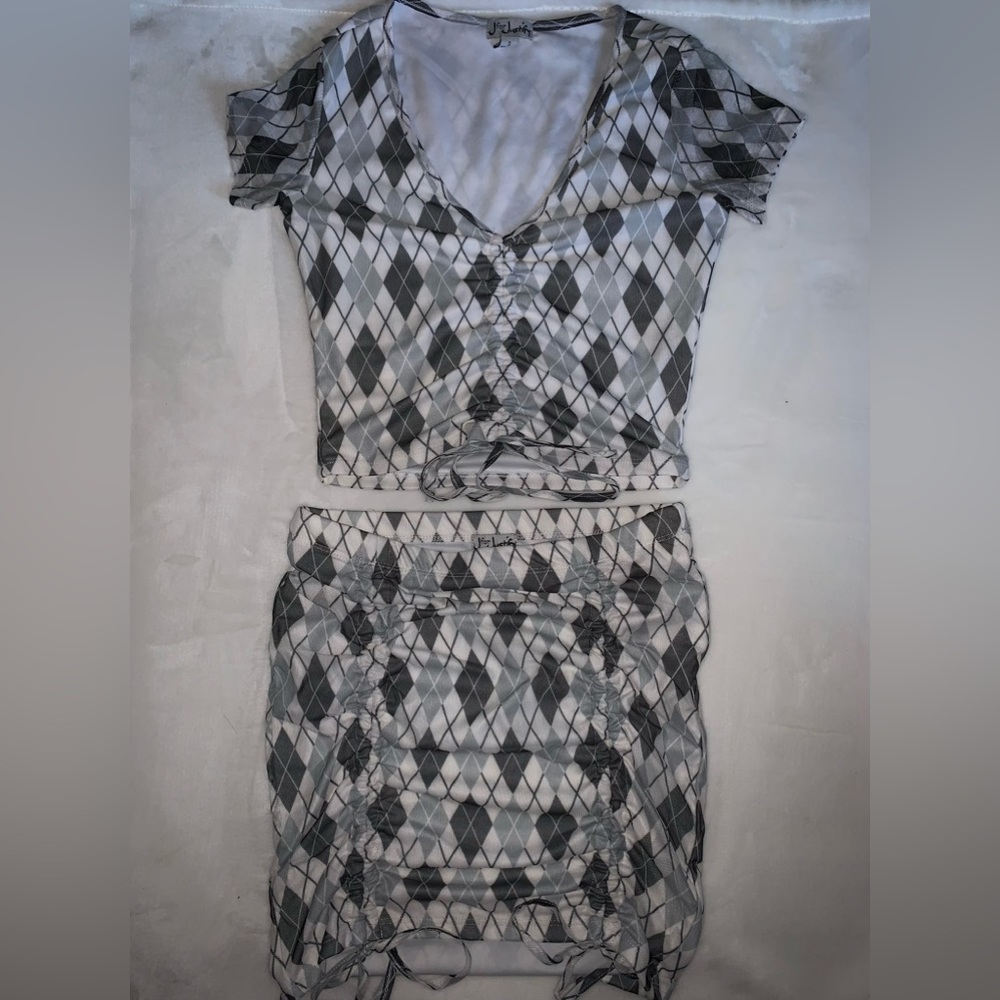 J for Justify Top/Skirt Set